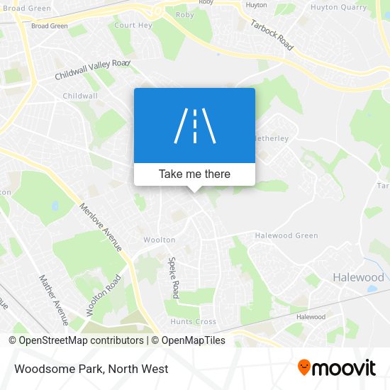 Woodsome Park map