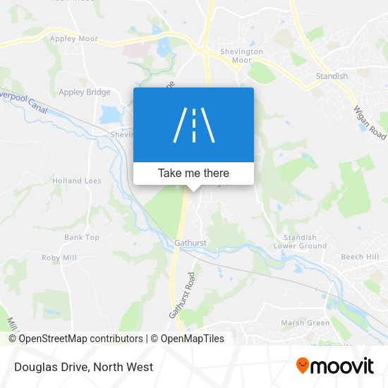 Douglas Drive map