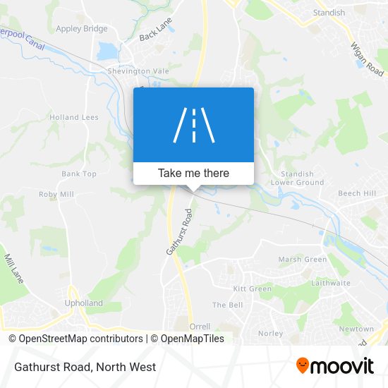 Gathurst Road map
