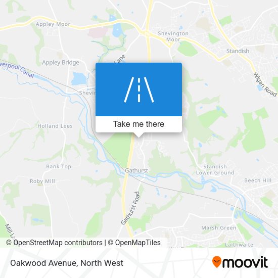 Oakwood Avenue map