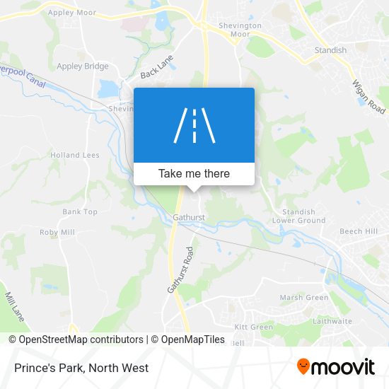 Prince's Park map