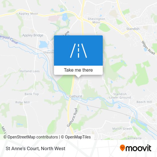 St Anne's Court map