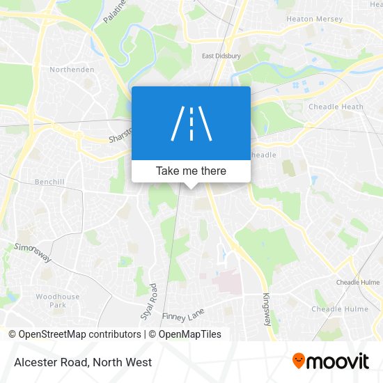 Alcester Road map