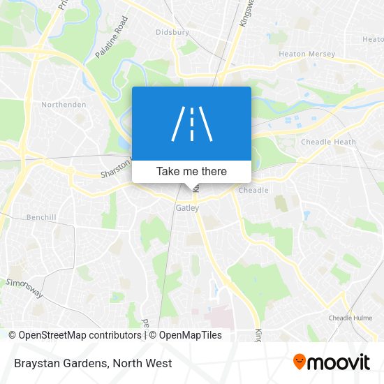 Braystan Gardens map