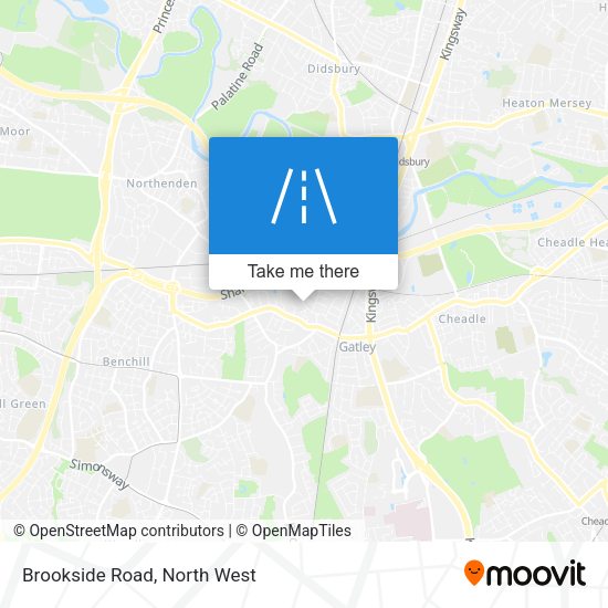 Brookside Road map