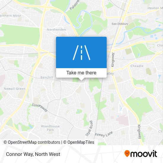 Connor Way map