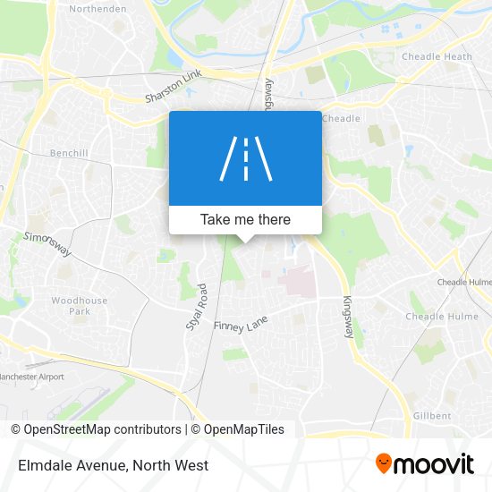 Elmdale Avenue map
