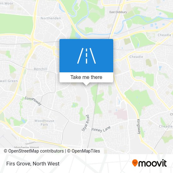 Firs Grove map