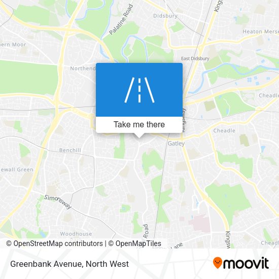 Greenbank Avenue map