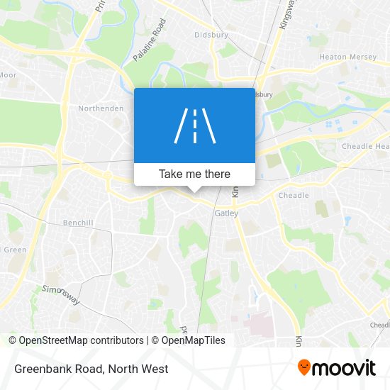 Greenbank Road map