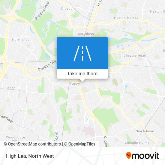 High Lea map