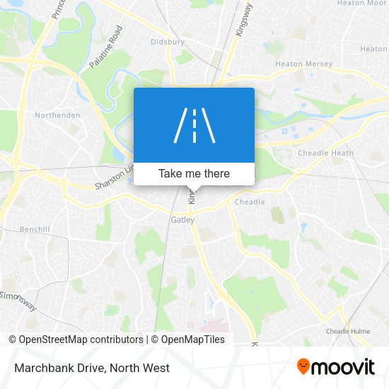 Marchbank Drive map