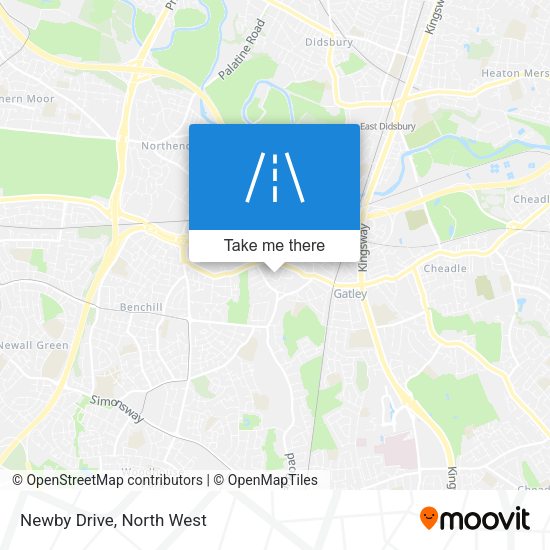 Newby Drive map