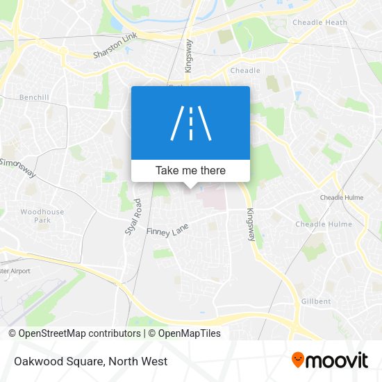 Oakwood Square map