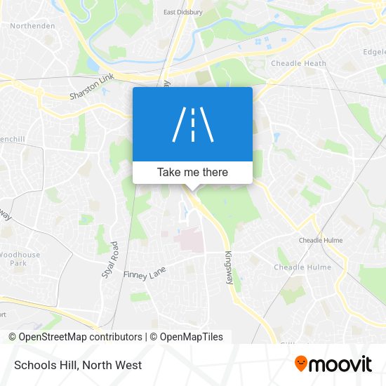 Schools Hill map