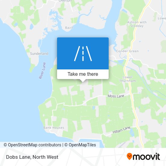 Dobs Lane map