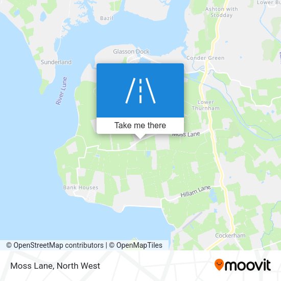 Moss Lane map