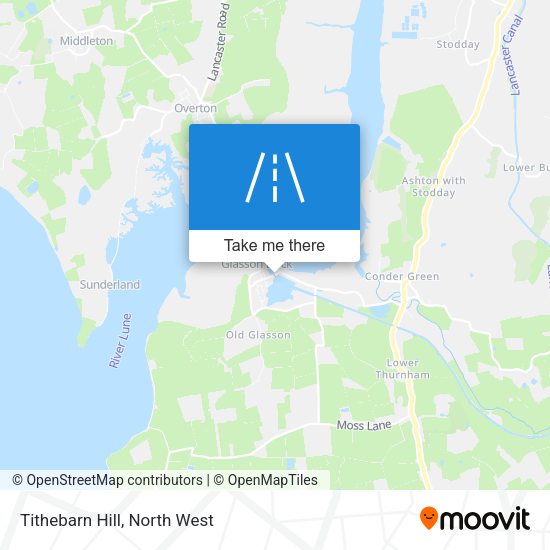 Tithebarn Hill map
