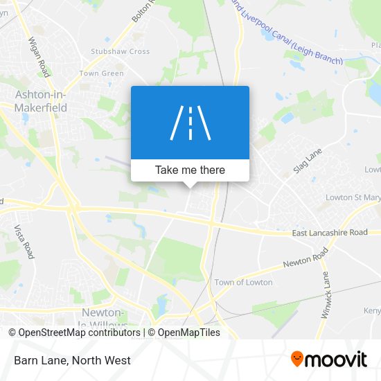 Barn Lane map