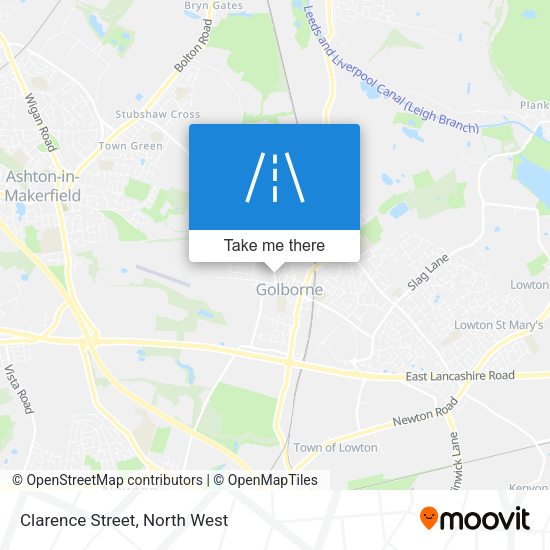 Clarence Street map