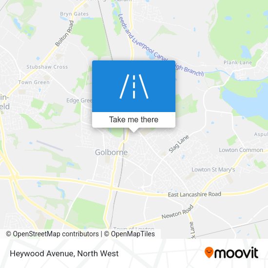 Heywood Avenue map