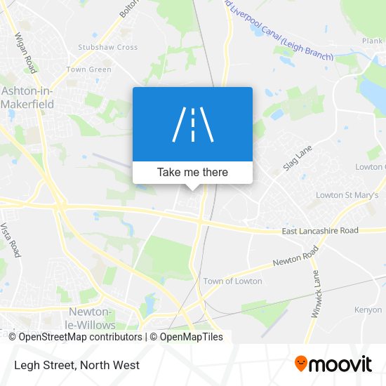 Legh Street map