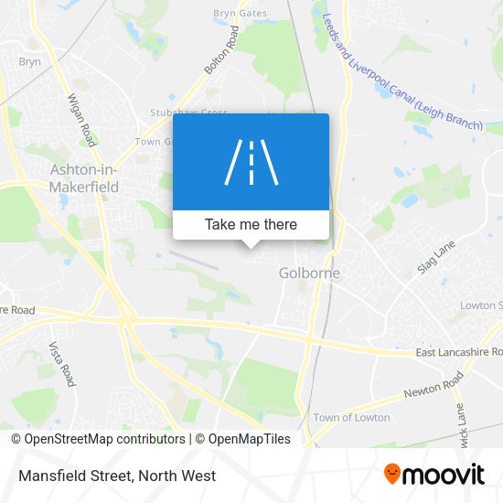 Mansfield Street map