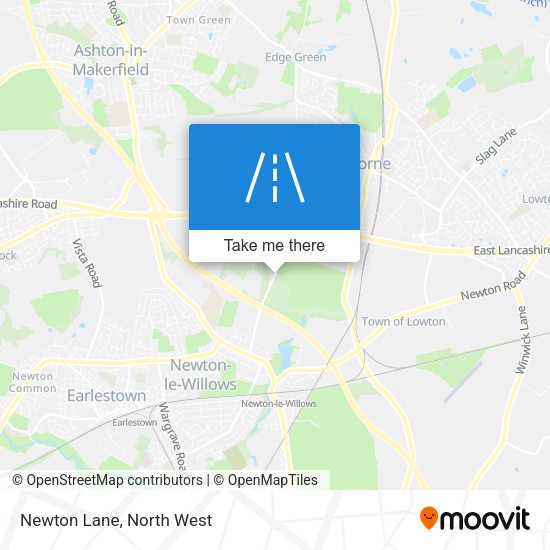 Newton Lane map