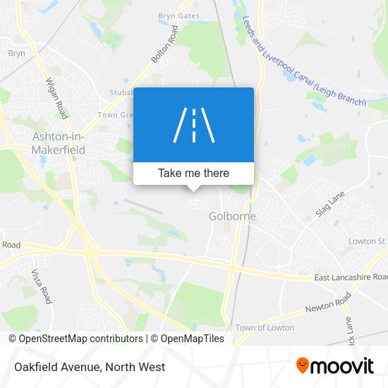 Oakfield Avenue map