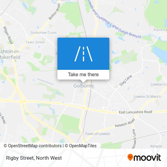 Rigby Street map