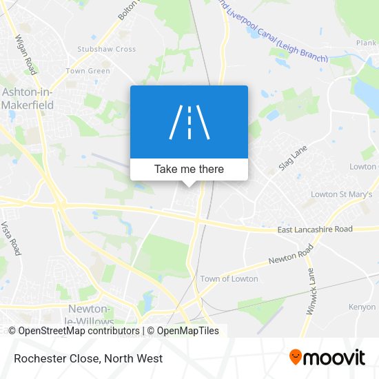 Rochester Close map