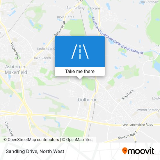 Sandling Drive map