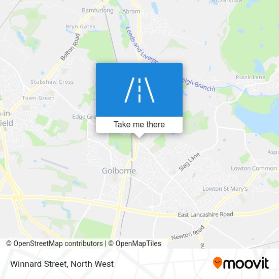 Winnard Street map
