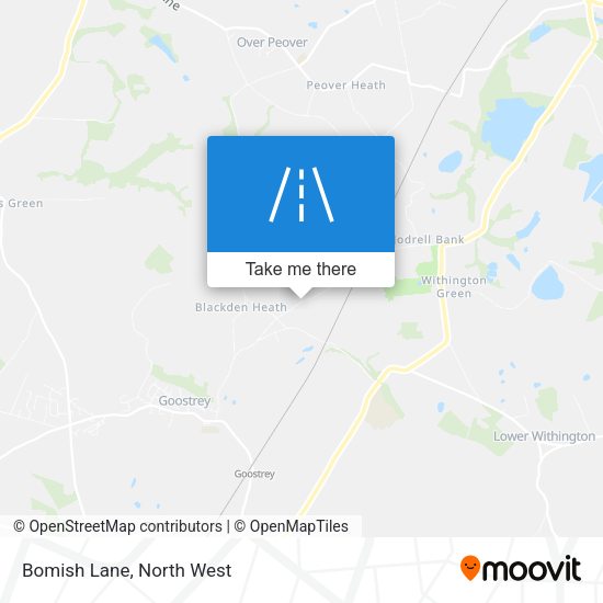 Bomish Lane map