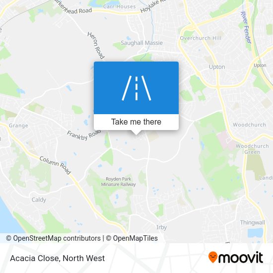 Acacia Close map