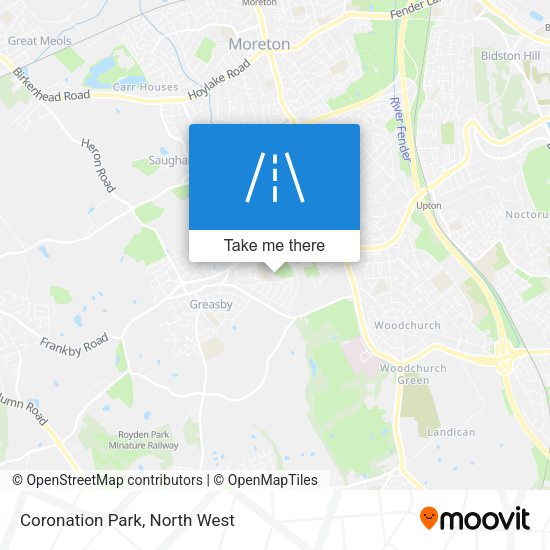 Coronation Park map