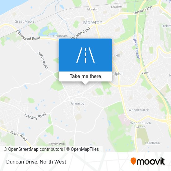 Duncan Drive map