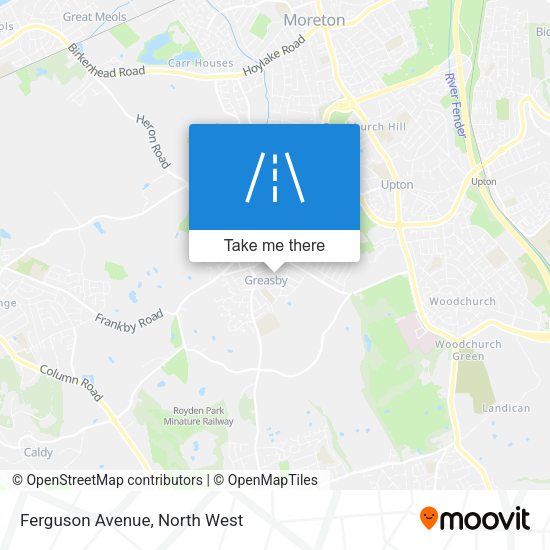 Ferguson Avenue map