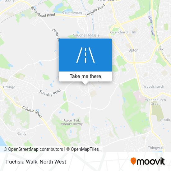 Fuchsia Walk map