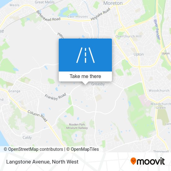 Langstone Avenue map