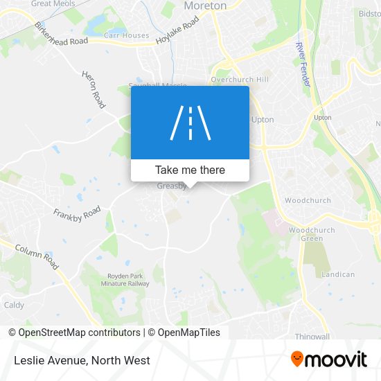 Leslie Avenue map