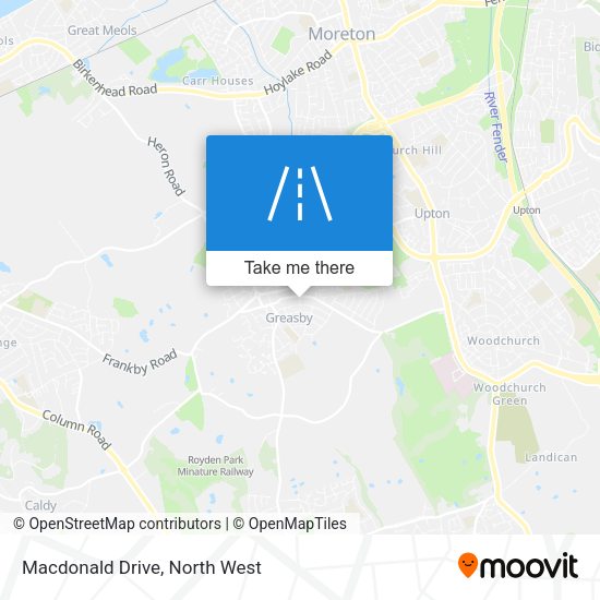 Macdonald Drive map