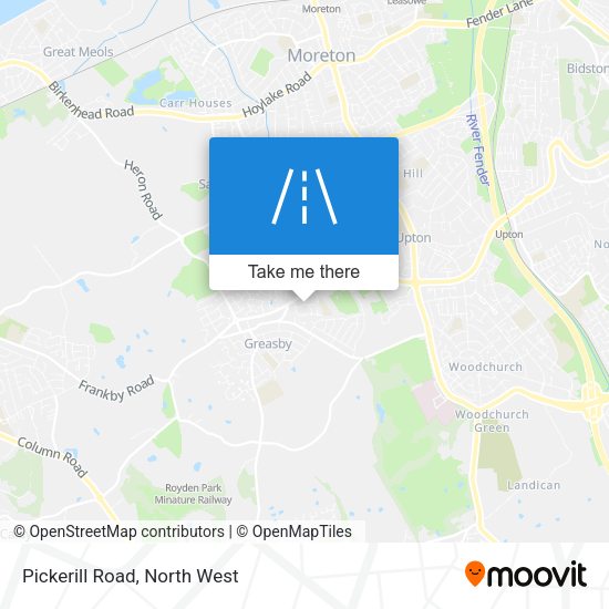 Pickerill Road map