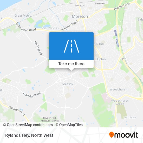 Rylands Hey map