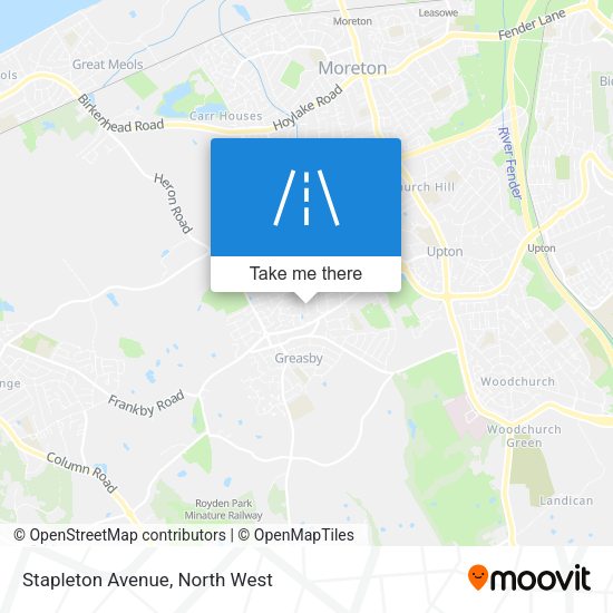 Stapleton Avenue map