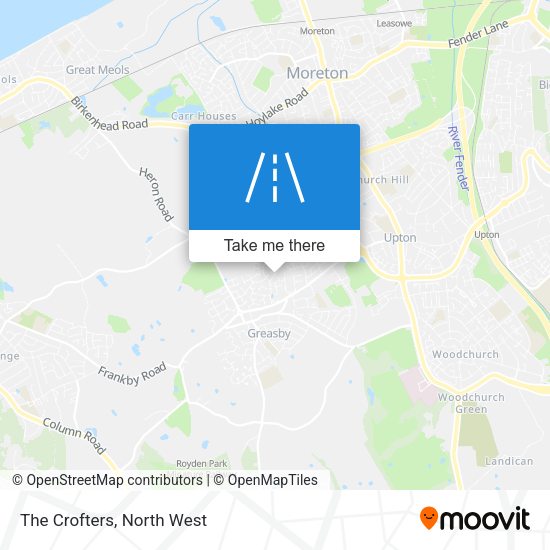 The Crofters map