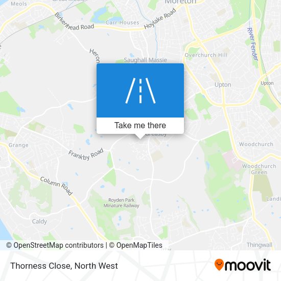 Thorness Close map