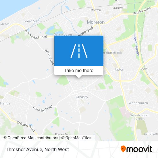 Thresher Avenue map