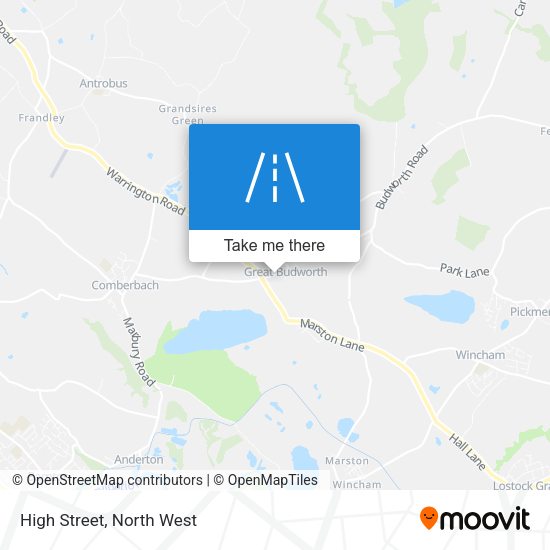 High Street map