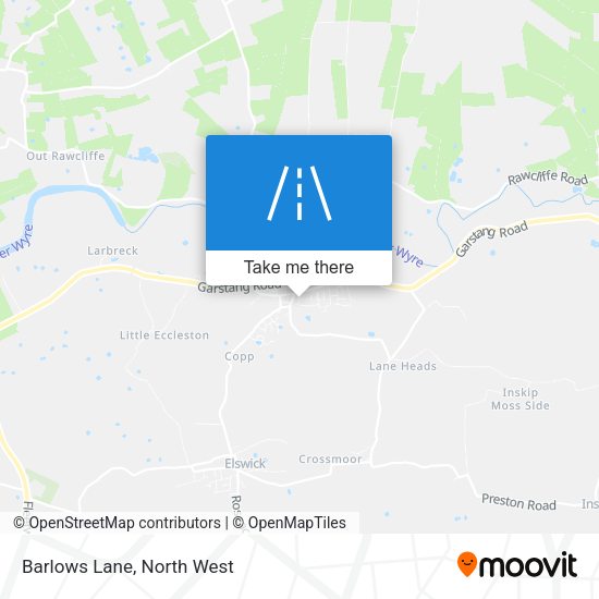 Barlows Lane map